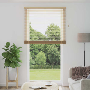 Vidaxl venetiaanse blind lichtbruin met patroon 213 x 110 cm pvc