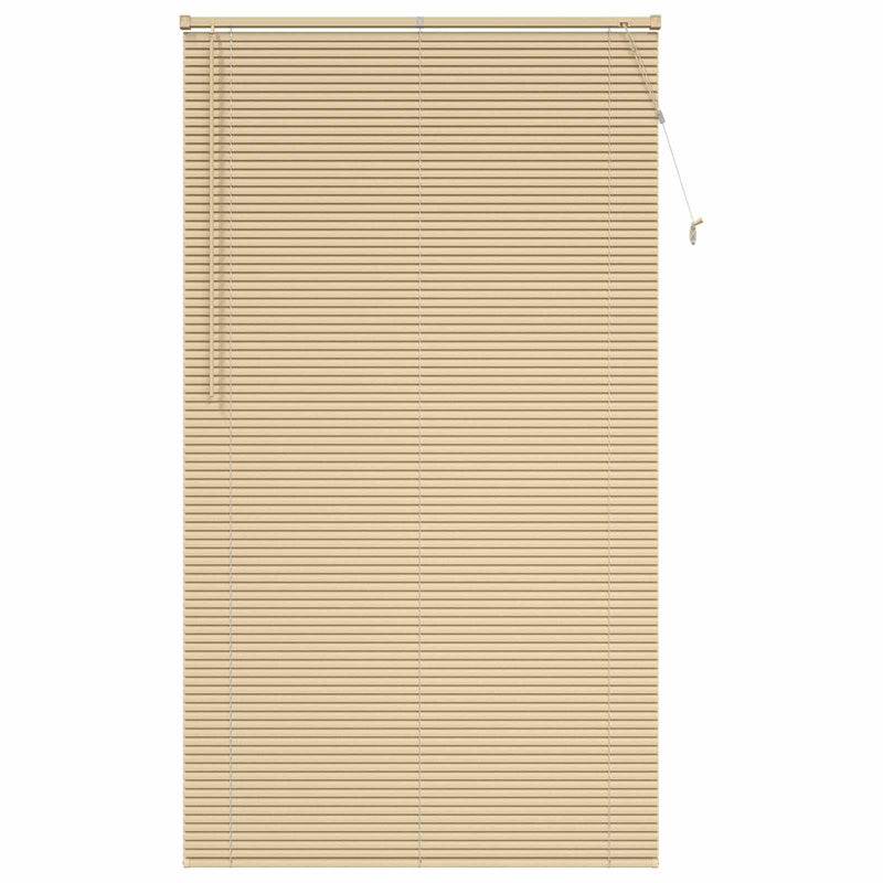 Chargez l'image dans la visionneuse de la galerie, Vidaxl venetiaanse blind lichtbruin met patroon 213 x 110 cm pvc
