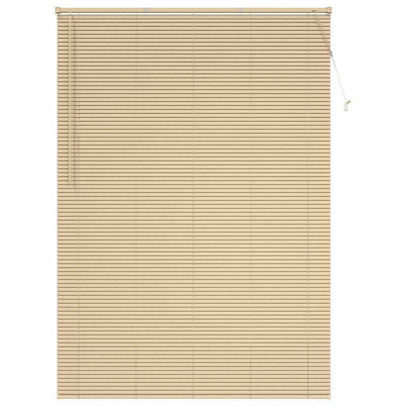 ギャラリービューアに画像をロードする, Vidaxl venetiaanse blind lichtbruin met patroon 213 x 160 cm pvc

