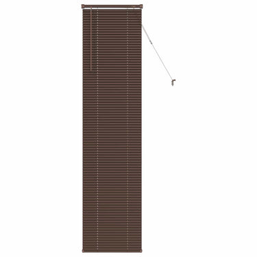 Vidaxl venetiaanse blind donkerbruin met patroon 213 x 40 cm pvc