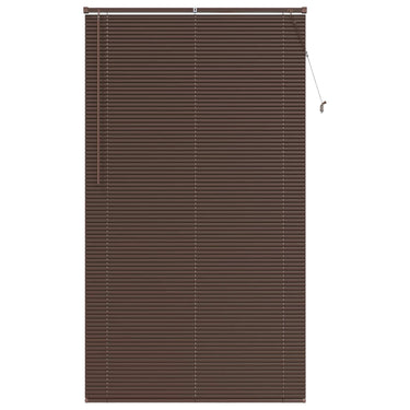 Vidaxl venetiaanse blind donkerbruin met patroon 213 x 110 cm pvc