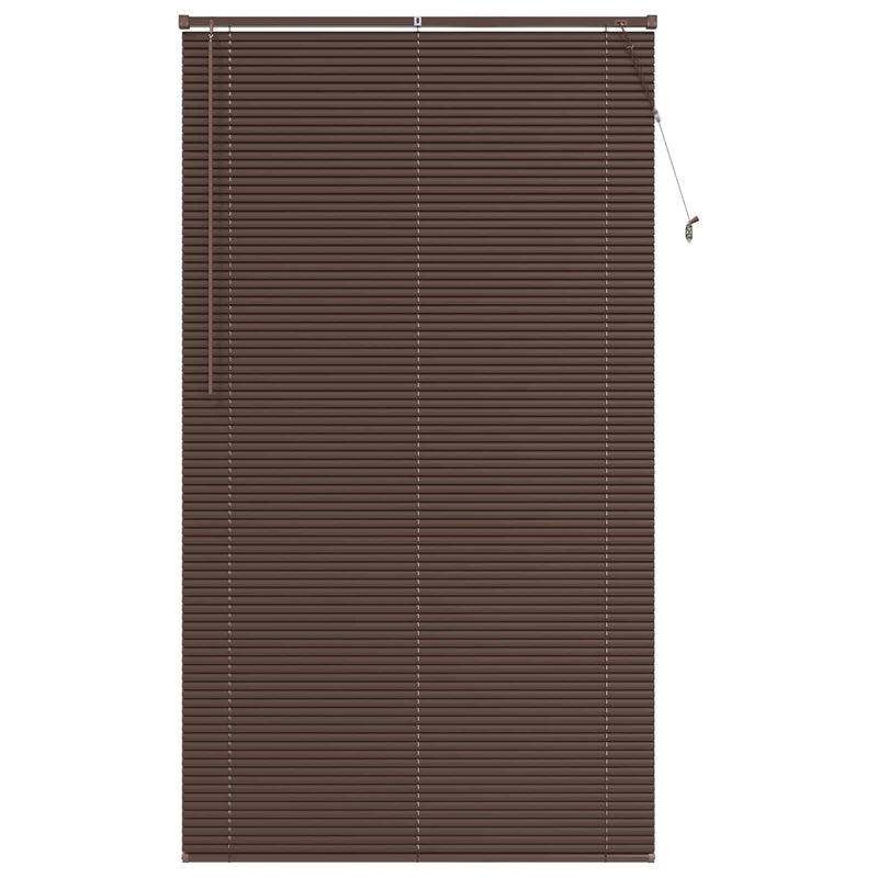 ギャラリービューアに画像をロードする, Vidaxl venetiaanse blind donkerbruin met patroon 213 x 110 cm pvc
