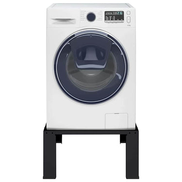 Vidaxl wasmachine pedestal zwart 64 x 55 x 32,5 cm staal