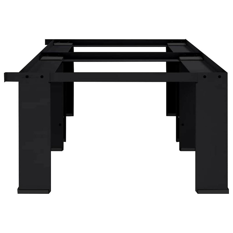 Chargez l'image dans la visionneuse de la galerie, Vidaxl wasmachine pedestal 2 pcs zwart 127 x 54,5 x 32,5 cm staal
