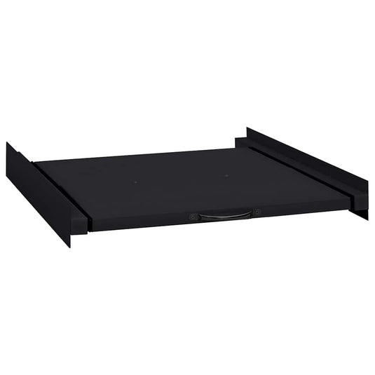 Vidaxl wasmachine tussenplank zwart 60 x 60 x 8 cm staal