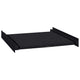 Vidaxl wasmachine tussenplank zwart 60 x 60 x 8 cm staal