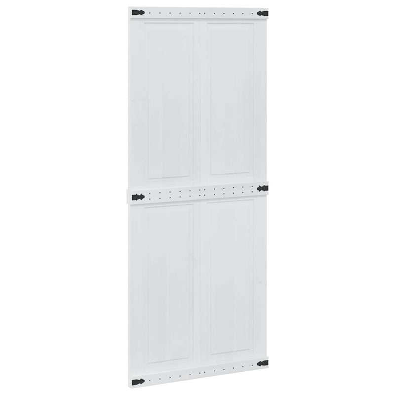 Chargez l'image dans la visionneuse de la galerie, Vidaxl deur corona wit 90 x 210 cm bewerkt hout
