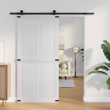 Vidaxl deur corona wit 100 x 210 cm bewerkt hout