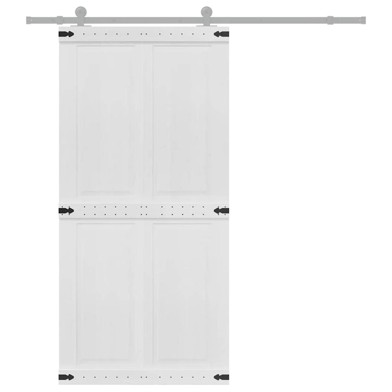 ギャラリービューアに画像をロードする, Vidaxl deur corona wit 100 x 210 cm bewerkt hout
