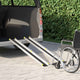Vidaxl oprit voor rolstoelen 270 kg 2 pcs zwart 152 x 19 x 5,5 cm