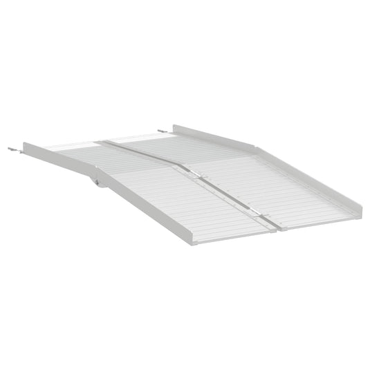 Vidaxl rolstoelhelling 270 kg zilver 92 x 73 x 5 cm aluminium