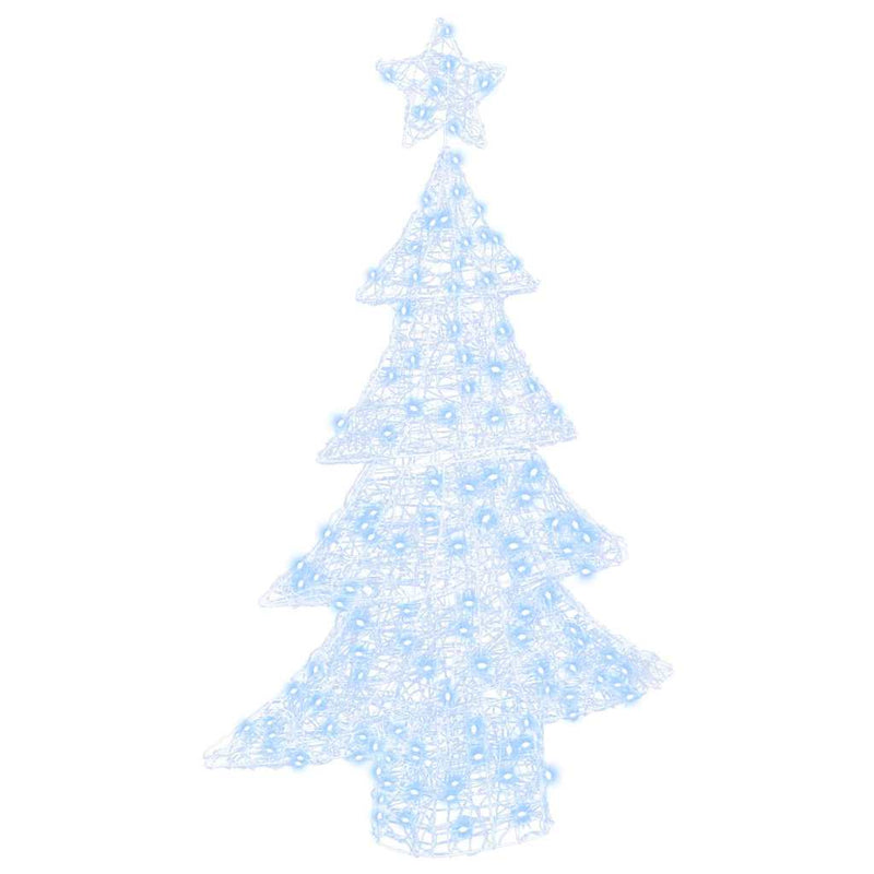 ギャラリービューアに画像をロードする, Vidaxl kerstboom met 100 led koudwit 120 cm acryl
