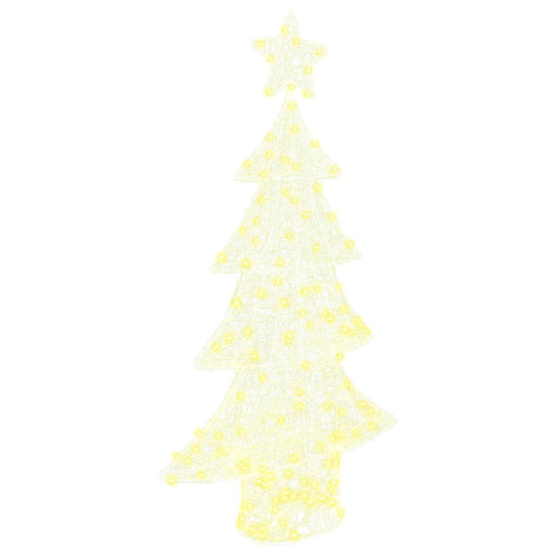 Chargez l'image dans la visionneuse de la galerie, Vidaxl kerstboom met 160 led warmwit 150 cm acryl
