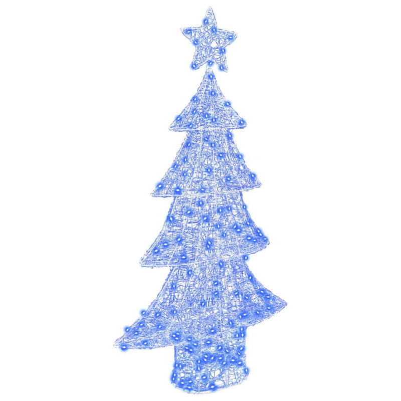ギャラリービューアに画像をロードする, Vidaxl kerstboom met 160 led blauw 150 cm acryl
