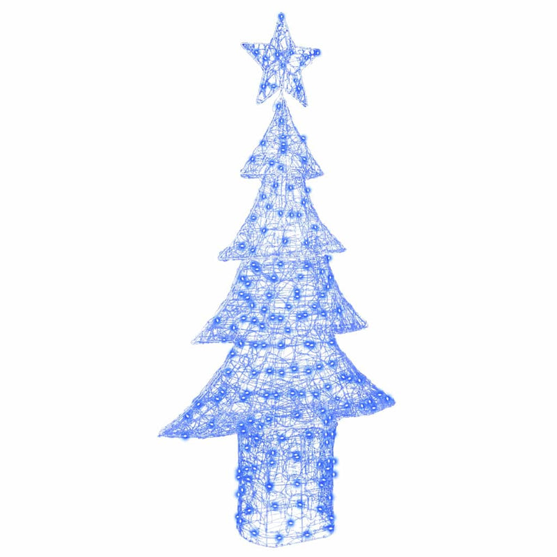 Chargez l'image dans la visionneuse de la galerie, Vidaxl kerstboom met 240 led blauw 180 cm acryl
