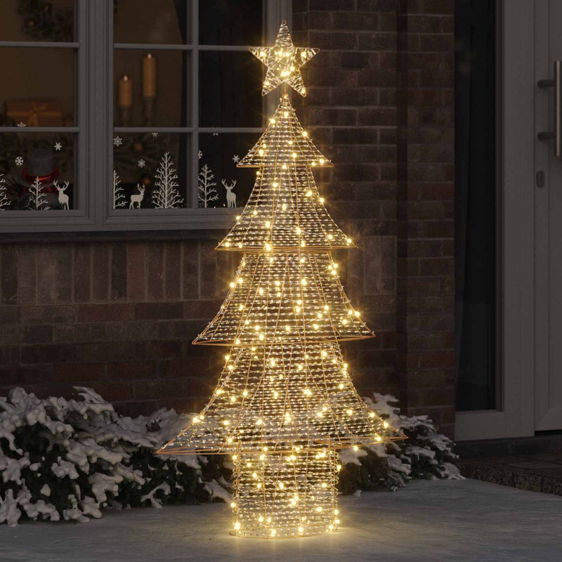Chargez l'image dans la visionneuse de la galerie, Vidaxl kerstboom met 160 led warmwit 151 cm pet
