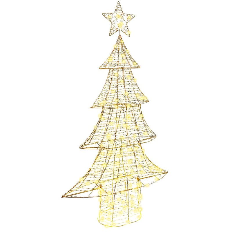 Chargez l'image dans la visionneuse de la galerie, Vidaxl kerstboom met 160 led warmwit 151 cm pet
