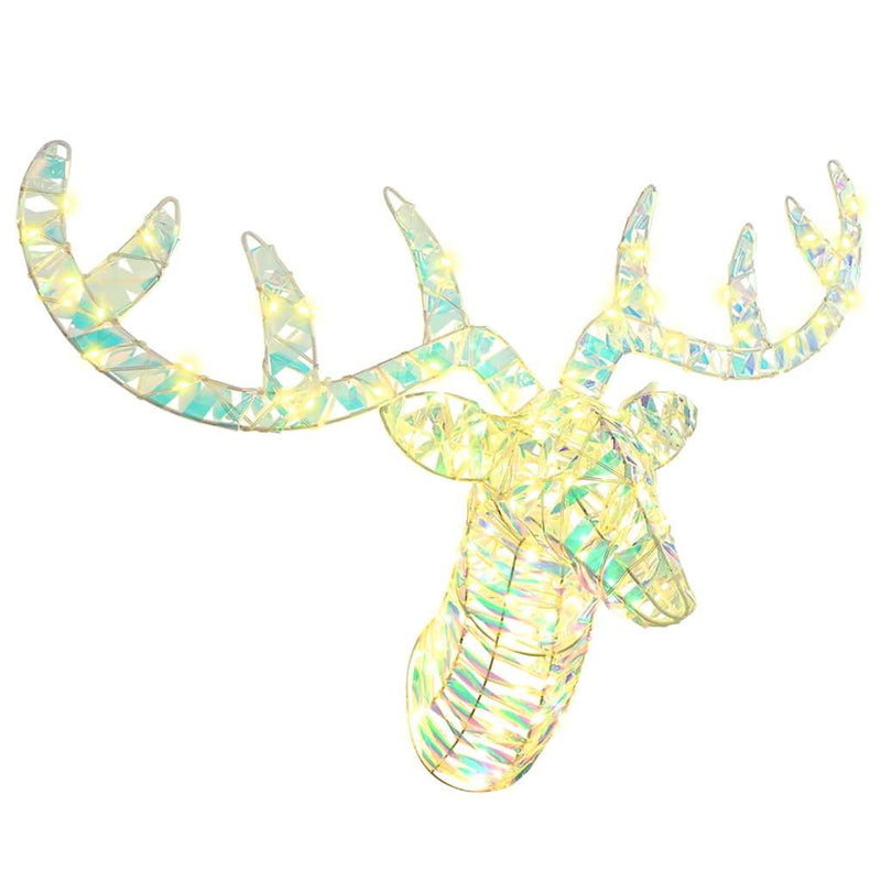 Chargez l'image dans la visionneuse de la galerie, Vidaxl rendier trek slede met 140 led warmwit 68 x 36.5 x 62.5 cm pet

