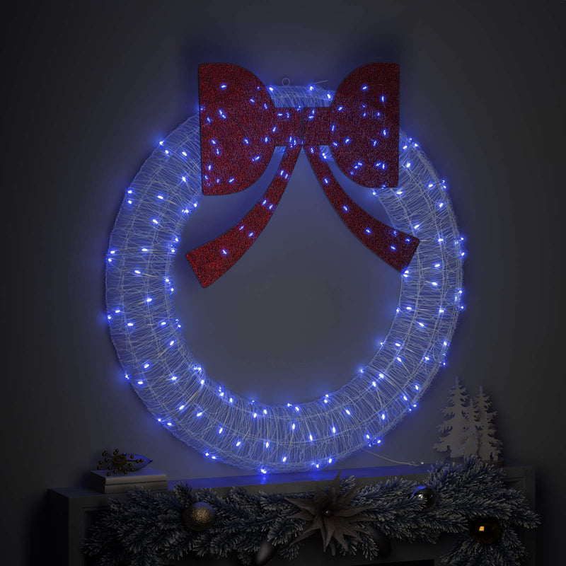 Chargez l'image dans la visionneuse de la galerie, Vidaxl krans met 150 led blauw 120 cm acryl
