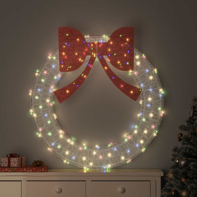 Chargez l'image dans la visionneuse de la galerie, Vidaxl krans met 150 led multikleur 120 cm acryl
