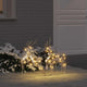 Vidaxl led rendieren met 40 led 2 pcs warmwit pet