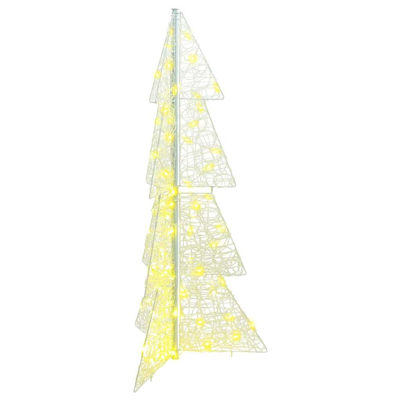 Chargez l'image dans la visionneuse de la galerie, Vidaxl kerstboom met 100 led warmwit 120 cm acryl
