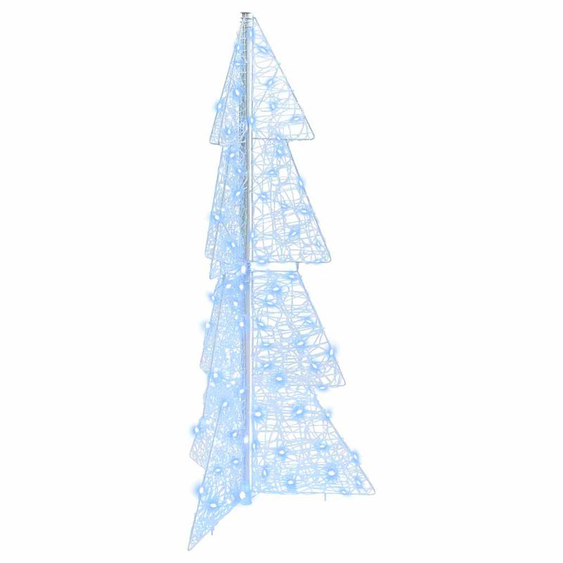 Chargez l'image dans la visionneuse de la galerie, Vidaxl kerstboom met 100 led koud wit 120 cm acryl
