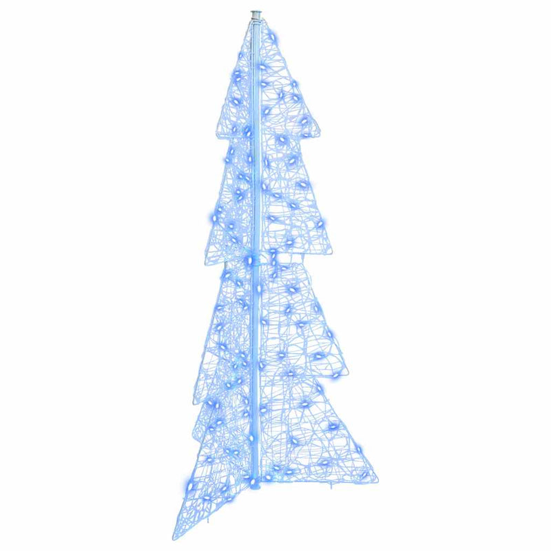 Chargez l'image dans la visionneuse de la galerie, Vidaxl kerstboom met 100 led blauw 120 cm acryl
