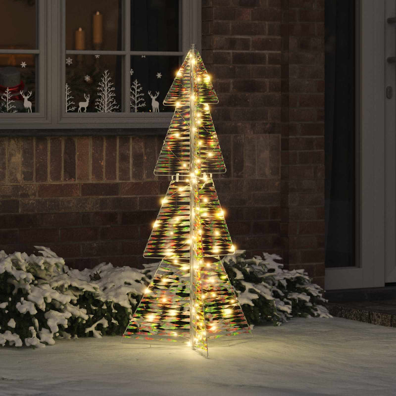 Chargez l'image dans la visionneuse de la galerie, Vidaxl kerstboom met 100 led warmwit 120 cm pet

