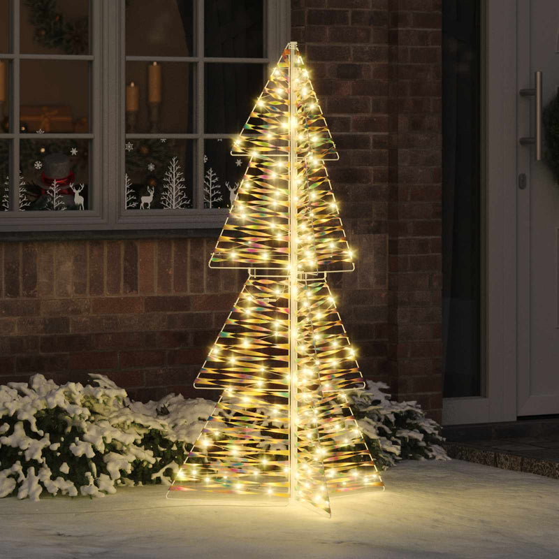 Chargez l'image dans la visionneuse de la galerie, Vidaxl kerstboom met 160 led warmwit 150 cm pet
