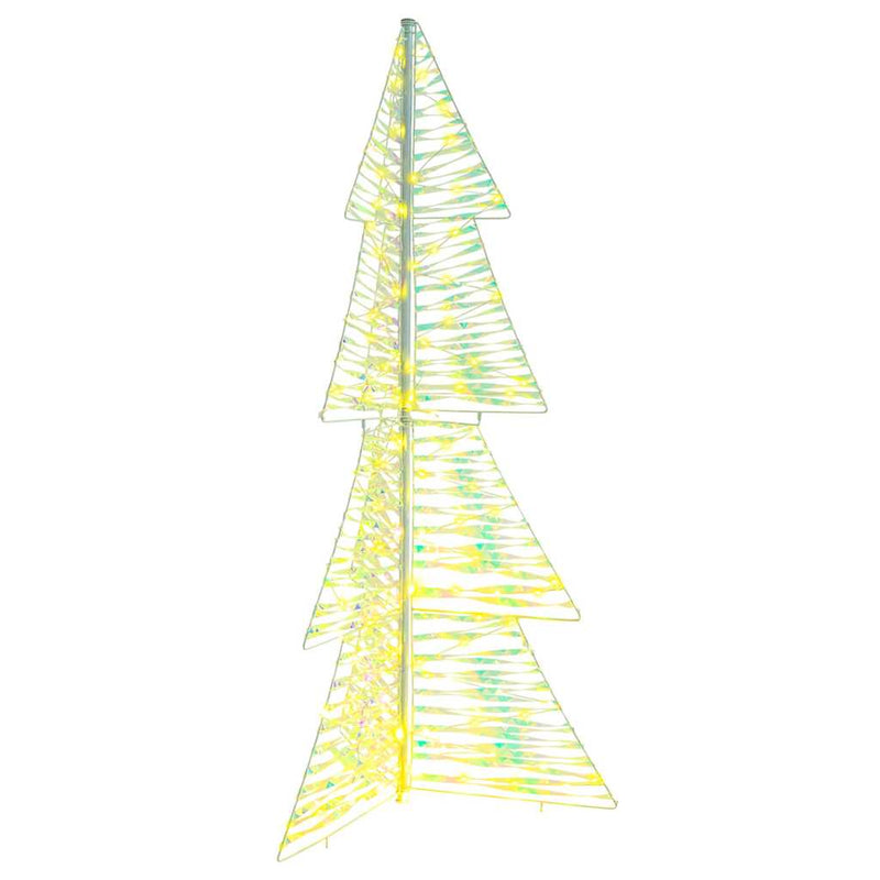Chargez l'image dans la visionneuse de la galerie, Vidaxl kerstboom met 160 led warmwit 150 cm pet
