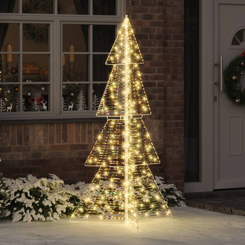 Afbeelding laden in galerijviewer, Vidaxl kerstboom met 240 led warmwit 180 cm pet
