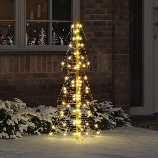 Vidaxl kerstboom met 100 led warmwit 120 cm pet
