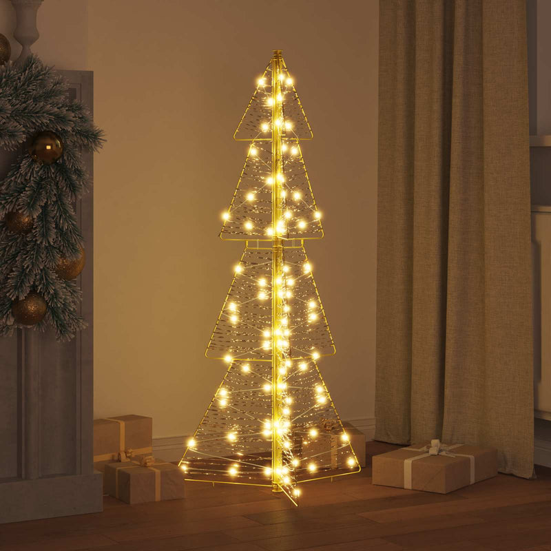 Afbeelding laden in galerijviewer, Vidaxl kerstboom met 100 led warmwit 120 cm pet
