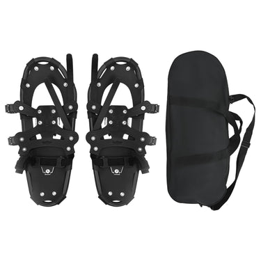 Vidaxl 3 in 1 sneeuwschoenen zwart 21 inches aluminium en hdpe