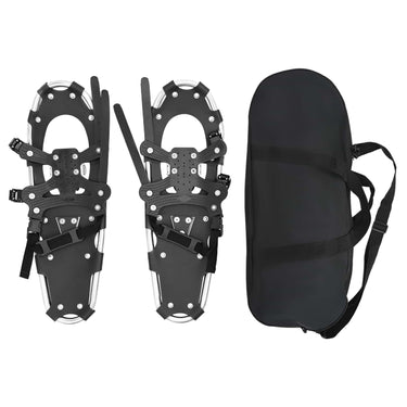 Vidaxl 3 in 1 sneeuwschoenen zilver en zwart 25 inches