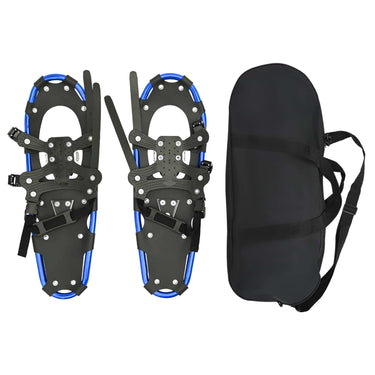 Vidaxl 3 in 1 sneeuwschoenen blauw en zwart 25 inches