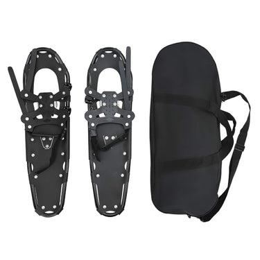Vidaxl 3 in 1 sneeuwschoenen zwart 30 inches aluminium en hdpe