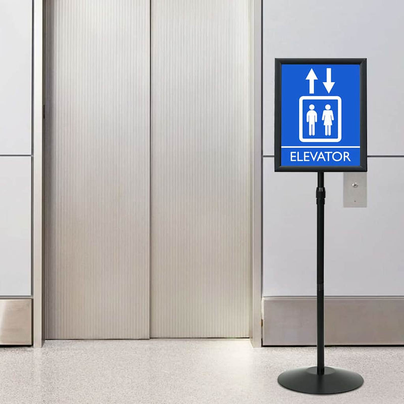 ギャラリービューアに画像をロードする, Vidaxl pedestal posterstand zilver a3 pvc en staal
