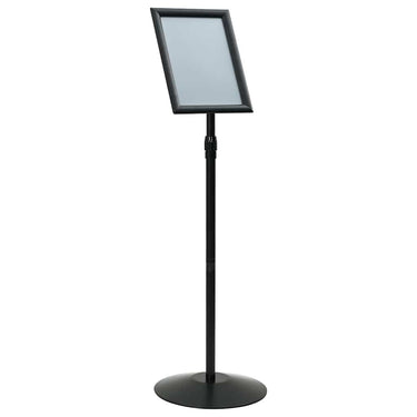 Vidaxl pedestal posterstand zilver a3 pvc en staal