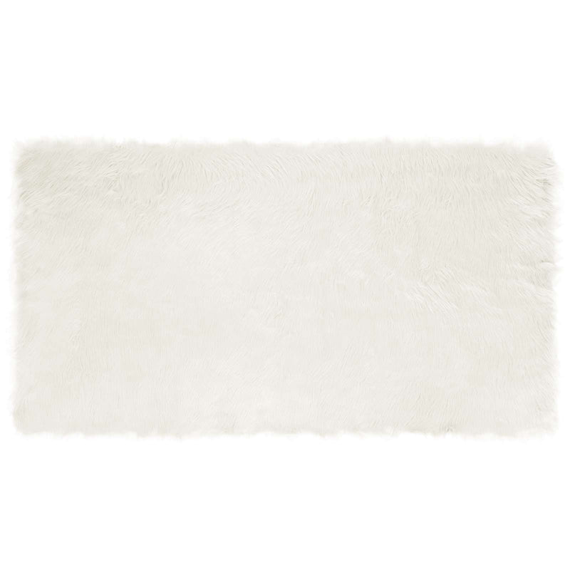 ギャラリービューアに画像をロードする, Vidaxl nep schapenvacht tapijt tafalla wit 60 x 110 cm polyester
