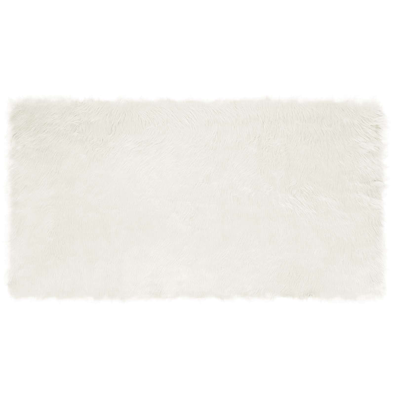 ギャラリービューアに画像をロードする, Vidaxl nep schapenvacht tapijt tafalla wit 80 x 150 cm polyester
