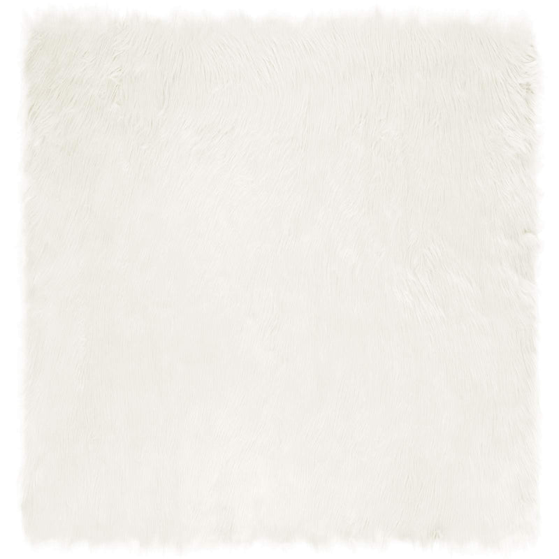 Chargez l'image dans la visionneuse de la galerie, Vidaxl nep schapenvacht tapijt tafalla wit 120 x 120 cm polyester
