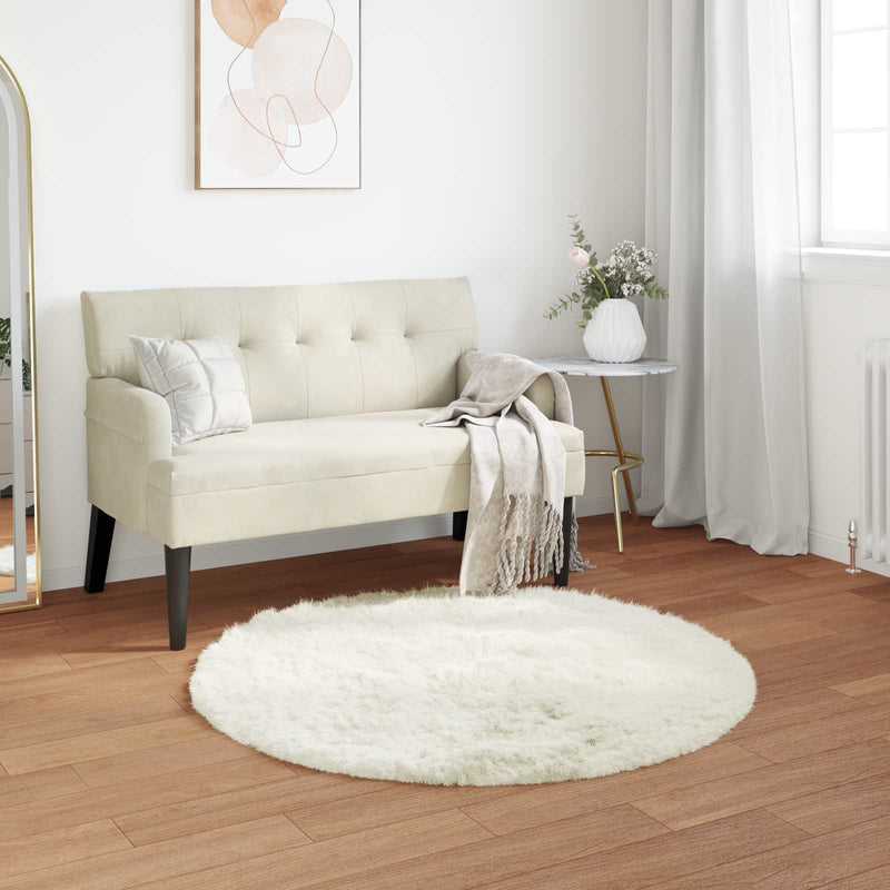 ギャラリービューアに画像をロードする, Vidaxl nep schapenvacht tapijt tafalla wit ø 80 cm polyester
