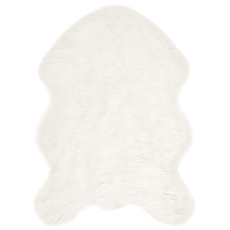 ギャラリービューアに画像をロードする, Vidaxl nep schapenvacht tapijt tafalla wit 60 x 90 cm polyester
