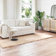 Vidaxl nep schapenvacht tapijt tafalla beige 80 x 250 cm polyester