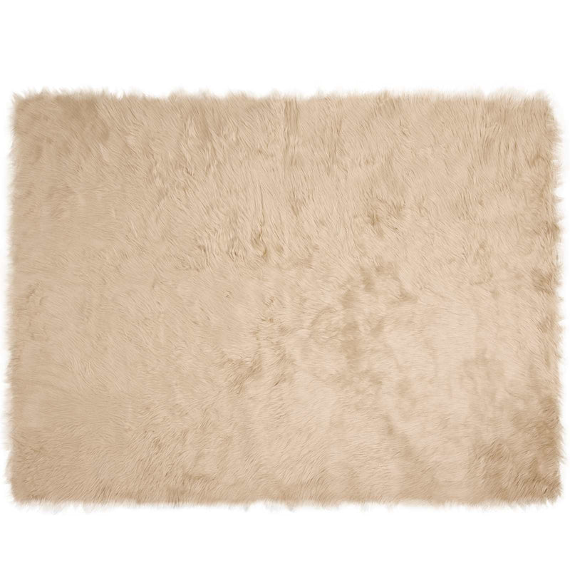 Chargez l'image dans la visionneuse de la galerie, Vidaxl nep schapenvacht tapijt tafalla beige 240 x 340 cm polyester
