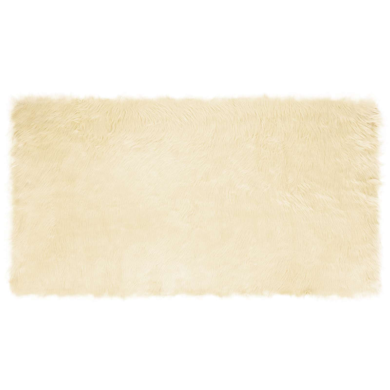 Afbeelding laden in galerijviewer, Vidaxl nep schapenvacht tapijt tafalla crème 80 x 150 cm polyester
