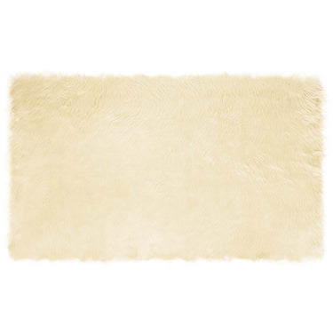 Vidaxl nep schapenvacht tapijt tafalla crème 100 x 200 cm polyester