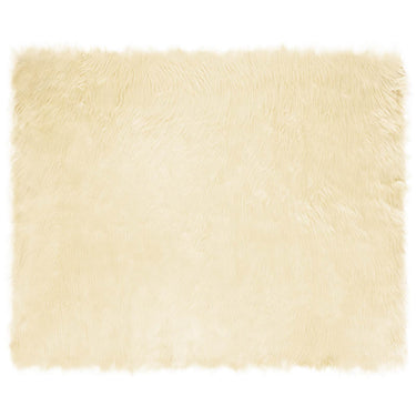 Vidaxl nep schapenvacht tapijt tafalla crème 200 x 280 cm polyester